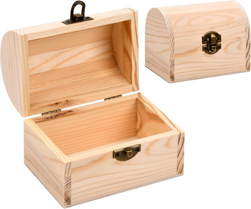 Stück holzbox mit deckel - holzbox,