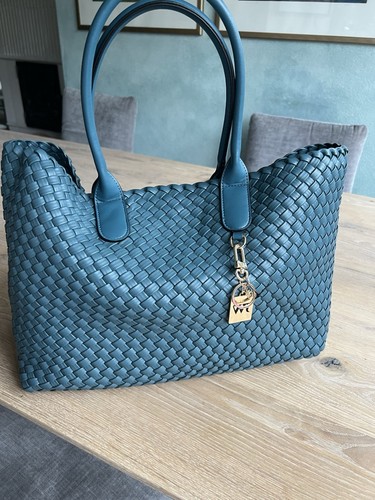 Geflochtener shopper mit - geflochtener,