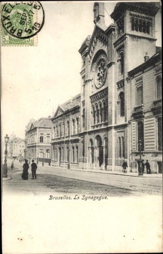 Judaika bruxelles brüssel - ak,