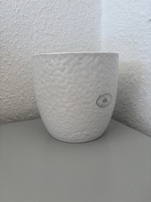 Weißer übertopf muster - übertopf,