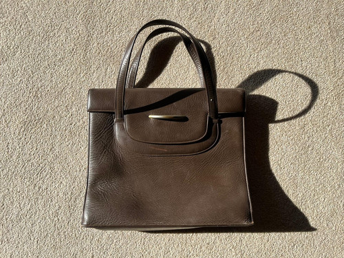 Vintage handtasche leder antik - leder,