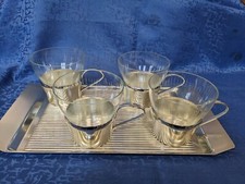 4 DDR Teegläser - mit