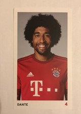 Autogrammkarte Dante FC Bayern München, 2015/16, VfL Wolfsburg, Gladbach, RAR