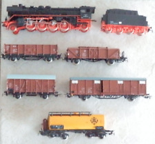 ZUGPACKUNG PIKO H0  LOKOMOTIVE BR 41 1147-2 , TENDER+ 5 WAGEN NEUWERTIG !!