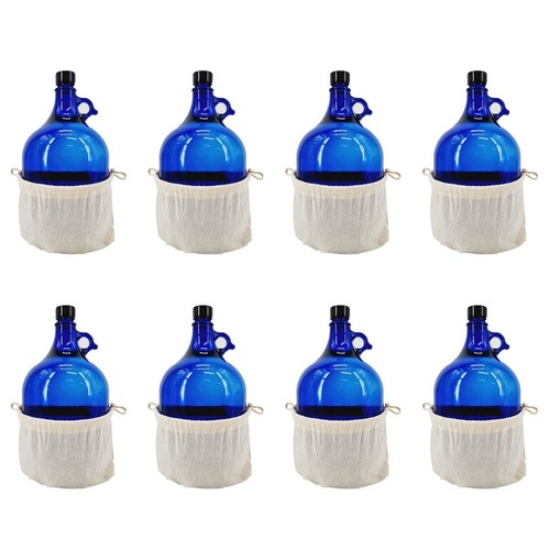 Glasballon blau liter mit - blau,