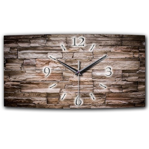 Stones funk wanduhr aus alu - stones,