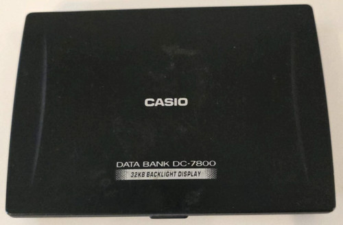 Casio data bank - casio, dc-7800