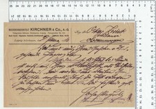 Rechnung Maschinenbauanstalt