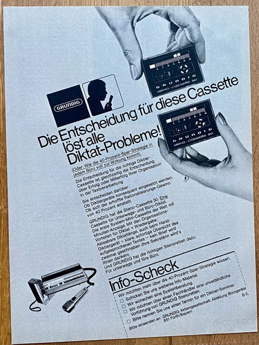 Grundig steno cassette - steno, 30