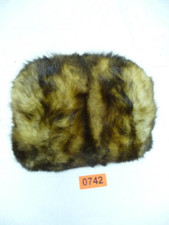 0742. Alte Pelz Muff Tasche