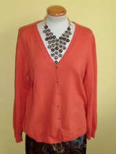 leichte Strickjacke Donna Lane rot orange Gr. XXL wie neu