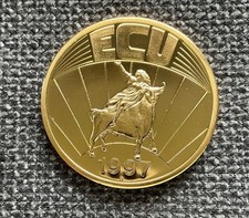 ECU 1997 | | Europa | | in Farbe | | Medaille Ø 40 mm