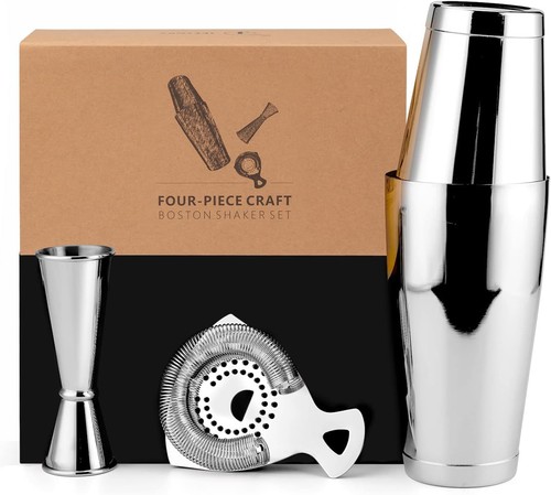 Boston shaker set 4 teiliges - shaker,