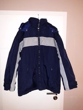 Skijacke Winterjacke Kapuze United Heroes RECCO dunkelblau Gr. M