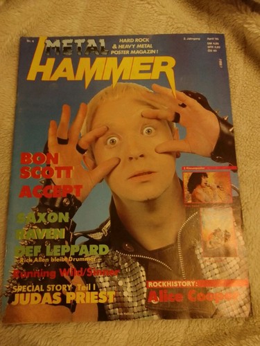 Metal hammer fanzine - metal, 4/85