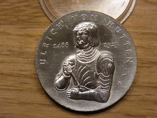 Alte Silbermünze  10 Mark 1988 . TOP ! SELTEN !