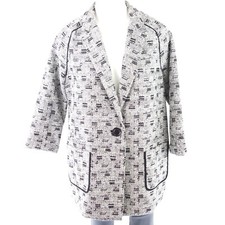 Jacke Schwarz Weiß SEE U SOON