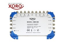 XORO HMS 908 DVB-S2/T2 Multischalter Verteiler für bis zu 8 Teilnehmer, aktiv
