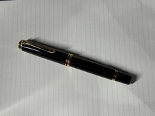 Pelikan Füllfederhalter Kolbenfüllung Modell Souverän M1000 schwarzer Schaft ...