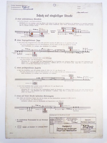Altes reichsbahn schild - altes,