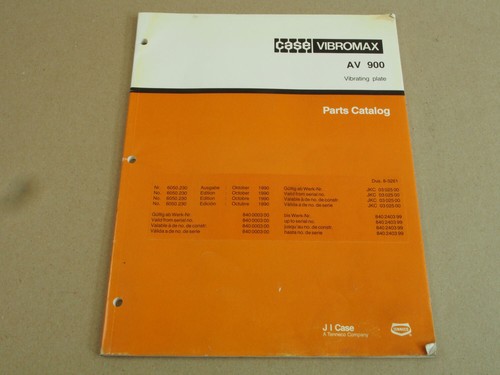Case vibromax av900 - case,