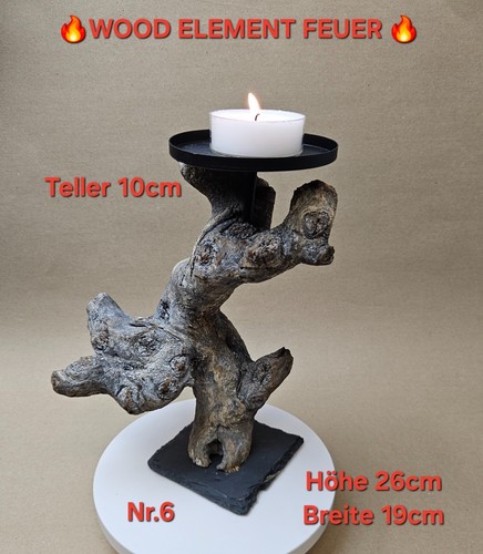 Kerzenständer wurzelholz - ,