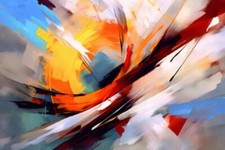 Wandbild: Abstrakter