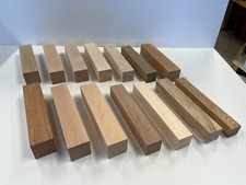 Quadratleiste Massivholz Kantel Drechseln Basteln gehobelt Edelholz Leiste 30cm