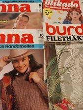 4 alte Handarbeitshefte von  1979,1983,1987,1988