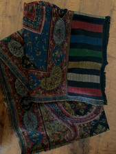Feiner Wollschal 19; Unikat; Indien; 70 x 200 cm; neu; Top-Qualität!