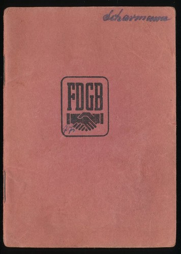9220 ddr fdgb mitgliedsbuch - 9220),