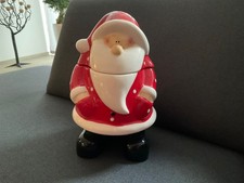 Weihnachtsmann, große, tolle  Keramik Gebäckdose  TOP!