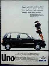 Fiat Uno, originale Werbung