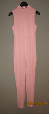 091;Catsuit Ganzanzug Overall Gymnastikanzug rosa Gr. XL (lt. Etikett) gebr