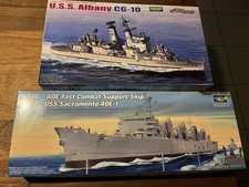 1:700 Trumpeter USS Sacramento + Cyberhobby USS Albany