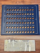 Dornier Do 228 Cockpit CB Panel Leuchtplastik lighted CB panel