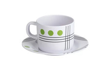 Tasse mit Untertasse Dots