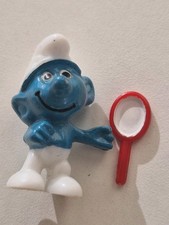 Eitelkeitsschlumpf mit Spiegel Zubehör figur erkennst du deinen schlumpf 1983