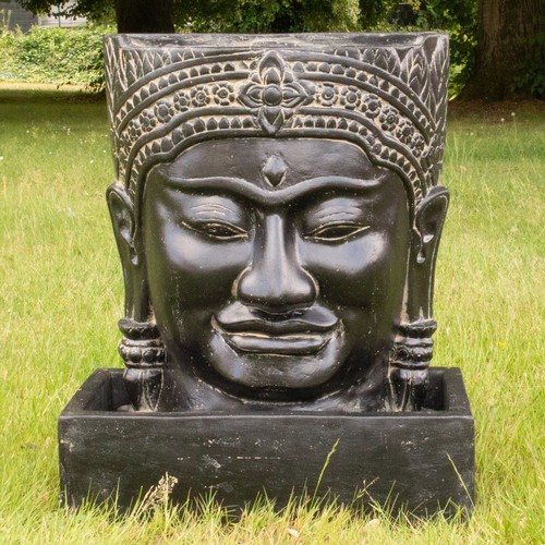 Buddha brunnen stein relief - stein,
