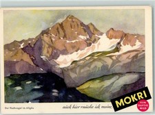 13133037 - Mokri Anzeigenserie Berge der Hochvogel im Allgaeu AK Zigarette