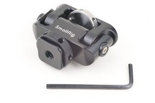 SMALLRIG Kippen Monitor Mount mit Cold Shoe Adapter, Monitor Holder Tilting Up t