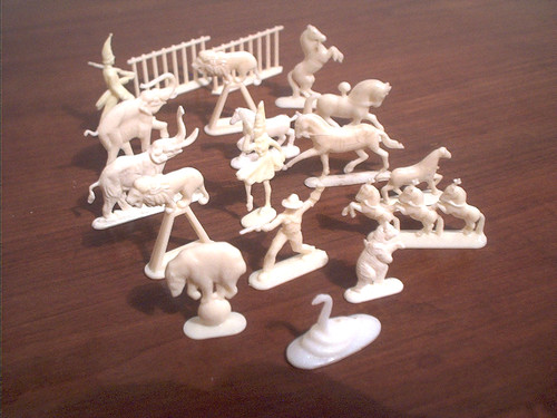 Margarinefiguren zirkus - x,