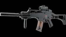 H&K Airsoft  G36 C AEG Softair-Gewehr Schwarz Electric 6 mm BB ab 14 <0,5 J 