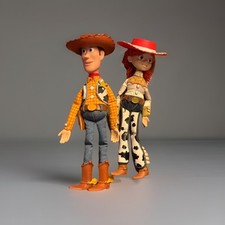 Toy Story - Jessie & Woody Puppe 37cm “Pull String” & Buzz Lightyear