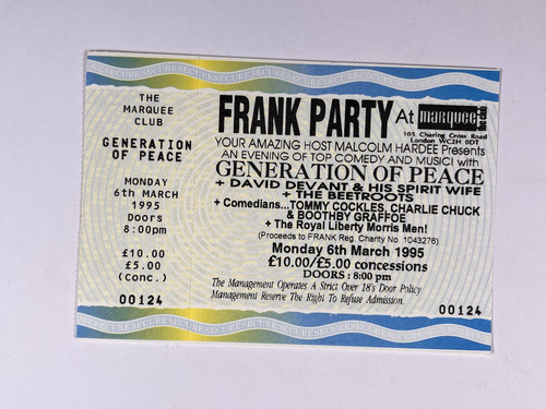 Frank party complete ticket - party,