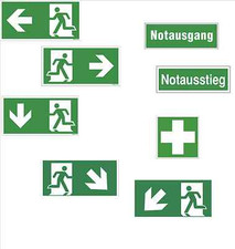 Fluchtweg notausgang schild - notausgang,