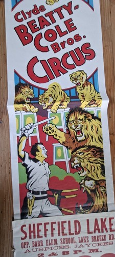 Altes poster zirkus - zirkus,,