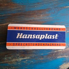Blechdose Hansaplast Nr.1249 Sprechstundenpackung Beiersdorf 24x10x4,5cm Schön!