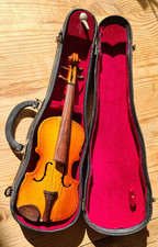 Miniatur Geige Deko , 23cm mit Kasten 28cm