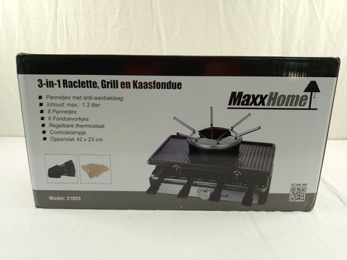 Maxxhome raclette grill - grill, mit